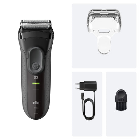 EAN 8700216735896 - Braun Serie 3 3000S Máquina de afeitar de láminas Gris imagen 2