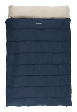 Outwell Contour Lux Double Sleeping Bag, Deep Blue