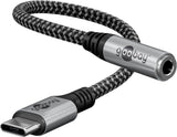 Cable De Audio - Usb-C Macho A 3,5 Mm Hembra Cable Textil Nylon