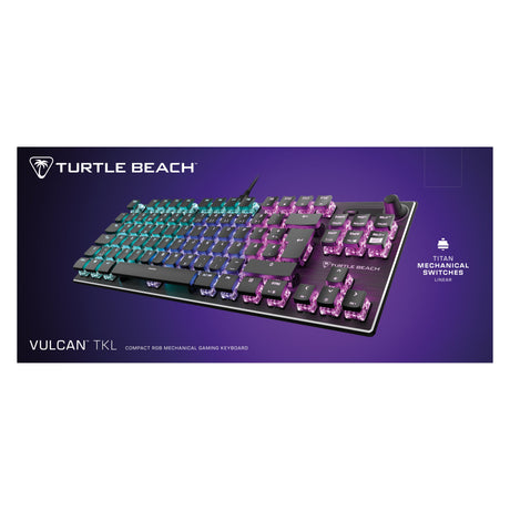 EAN 0731855220038 - Turtle Beach Vulcan TKL teclado Juego USB QWERTZ Alemán Negro imagen 10