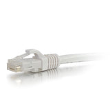 C2g Cat6a Booted Shielded (Stp) Network Patch Cable Cable De Interconexión Rj-45 (M) A Rj-45 (M) 50 Cm Stp Cat 6a Moldeado Sin Enganches Trenzado Blanco