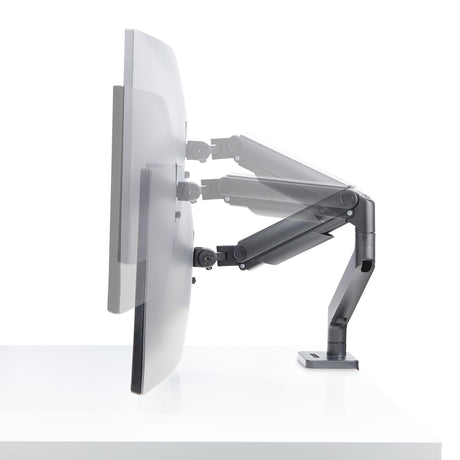 EAN 65030906333 - StarTech.com H1M1AG1-MONITOR-ARM soporte para monitor 124,5 cm (49") Escritorio Negro imagen 5