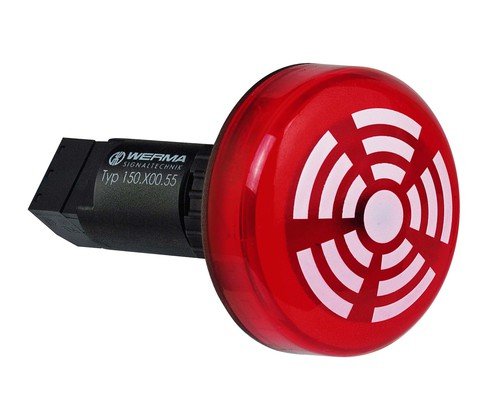 Werma Signaltechnik Led/Summer Kombination 24 V Dc Rojo 150.100.55