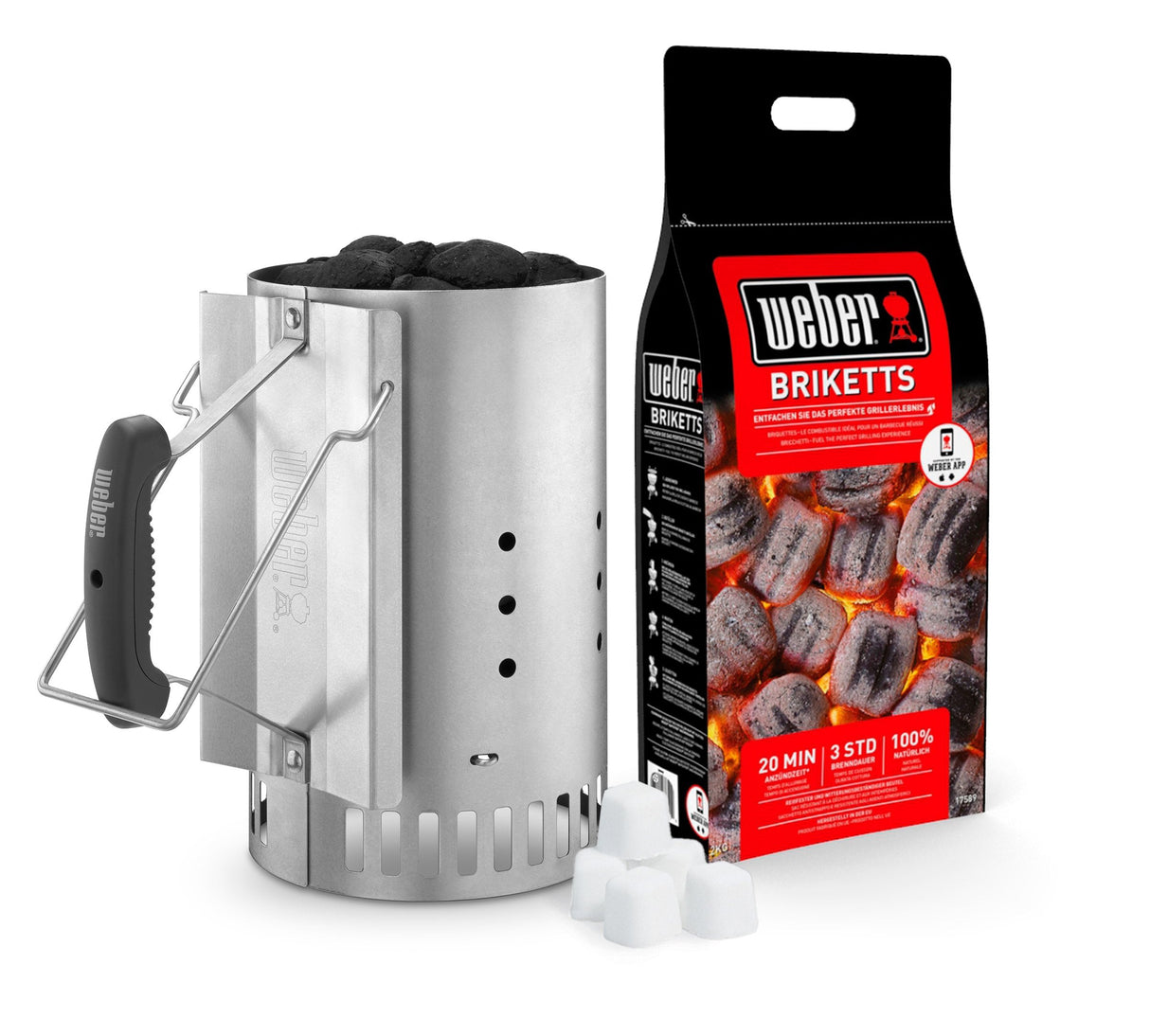 Set Chimenea Encendido Weber