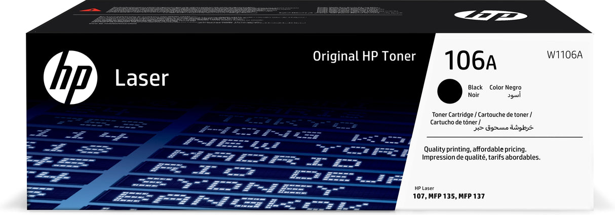 Tóner Original Hp 106a Negro