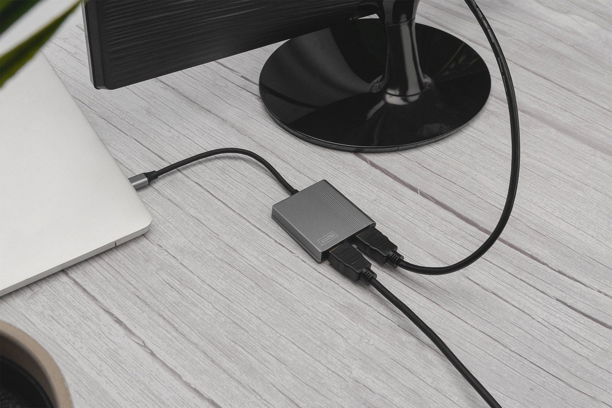EAN 4016032485629 - Digitus DA-70828 Adaptador gráfico USB 4096 x 2160 Pixeles Gris imagen 2