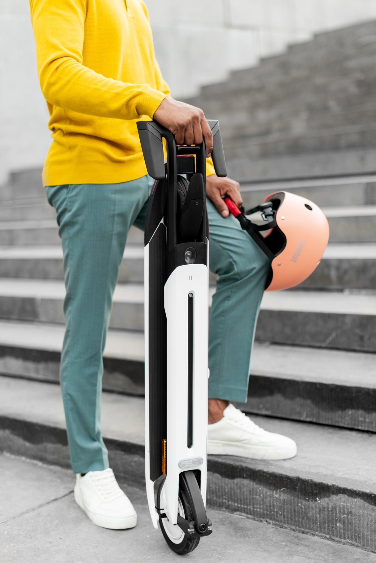 Ninebot Kickscooter Air T15e Scooter Eléctrica 20 Km/H Blanco