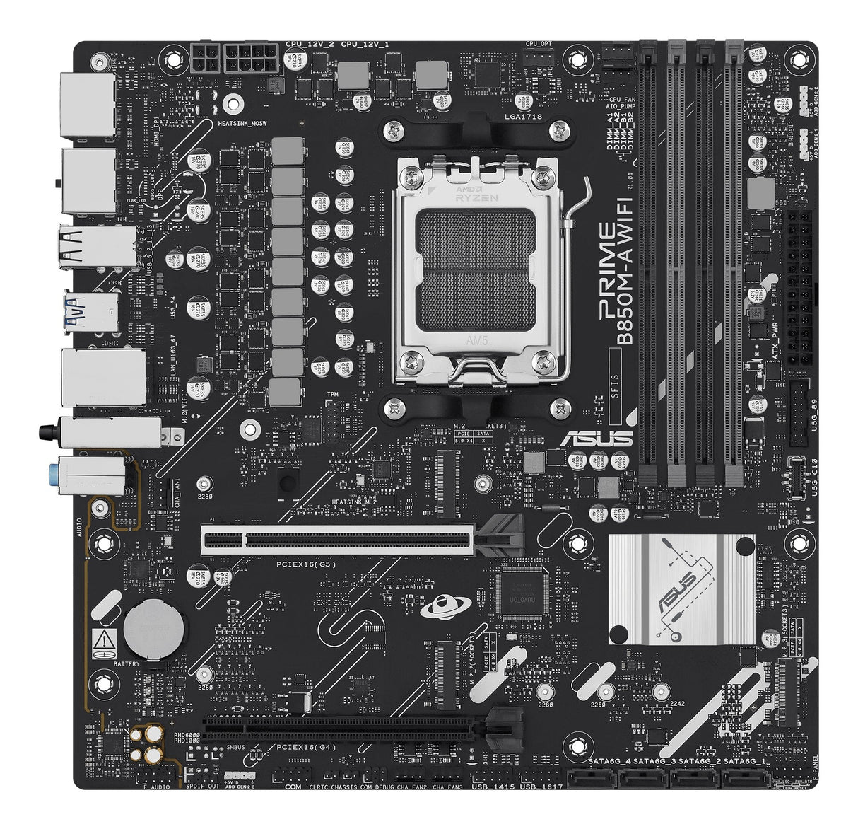EAN 4711636051125 - ASUS PRIME B850M-A WIFI AMD B850 Zócalo AM5 micro ATX imagen 2