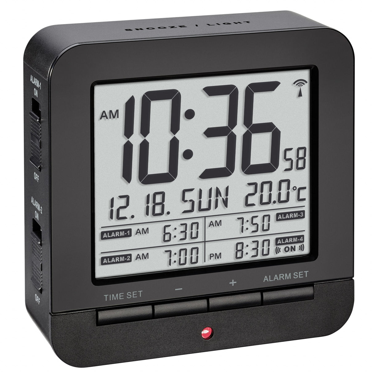 EAN 4009816029447 - TFA-Dostmann 60.2536 Reloj despertador digital Negro imagen 1