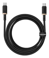 EAN 6932172669843 - Baseus P10377803U01-02 cable USB USB 2.0 2 m USB C 0,48 Gbit/s 100 W Negro, Oro imagen 1