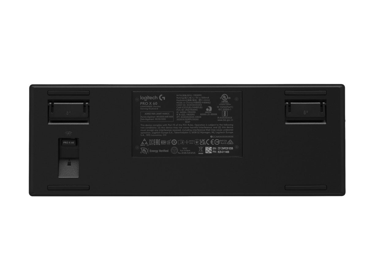 EAN 5099206112810 - Logitech G PRO X 60 teclado Juego RF Wireless + Bluetooth AZERTY Francés Negro imagen 1