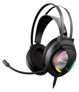 Auriculares Micro Krom Kappa Gaming Rgb 50mm/Rgb Led/ Microfono Flexible/Usb/Jack 3.5mm Nxkromkappa