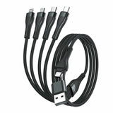EAN 4252011908172 - 4smarts 541023 cable USB 1,2 m USB A/USB C USB C/Micro USB-A/Lightning Negro imagen 2