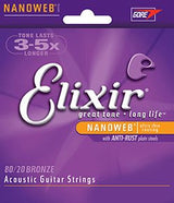 Elixir 11002 Extra Light Nw - Cuerdas Para Guitarra Acústica (10-47)