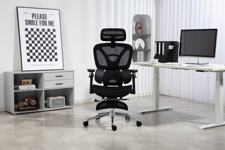 EAN 5901443391562 - Activejet YK848 BK silla de oficina y de ordenador Asiento de malla Respaldo de malla imagen 39