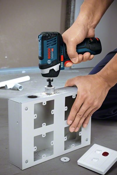 Atornillador A Batería Bosch Gdr 12v-105 Professional Azul / Negra, L-Boxx, Sin Batería Ni Cargador