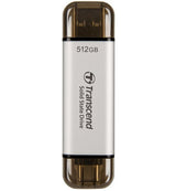 EAN 0760557863274 - Transcend ESD310 512 GB USB tipo A a USB tipo C 3.2 Gen 2 (3.1 Gen 2) Plata imagen 1