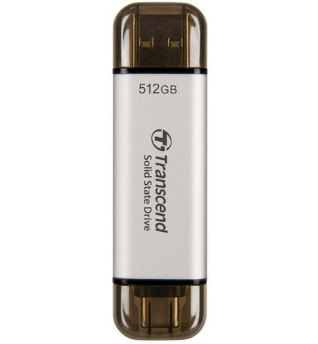 EAN 0760557863274 - Transcend ESD310 512 GB USB tipo A a USB tipo C 3.2 Gen 2 (3.1 Gen 2) Plata imagen 1