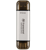 EAN 0760557863274 - Transcend ESD310 512 GB USB tipo A a USB tipo C 3.2 Gen 2 (3.1 Gen 2) Plata imagen 1