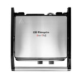 Orbegozo 4580 Grill Multifuncion - Cocina Sin Aceite Con Potencia De 2000w - Amplia Superficie De Coccion Abatible -