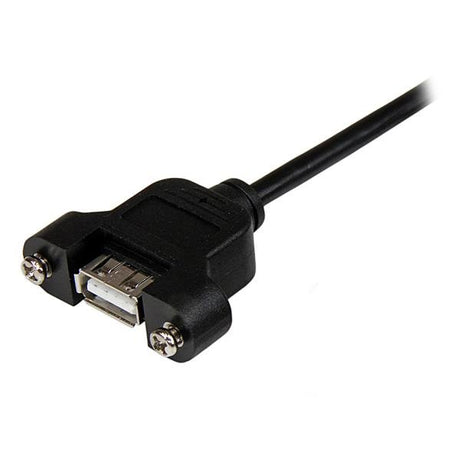 EAN 0065030858922 - StarTech.com USBPNLAFAM2 cable USB USB 2.0 0,6 m 0,48 Gbit/s Negro imagen 2