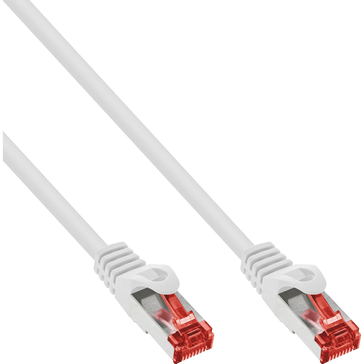 Cable De Red Inline S/Ftp Pimf Cat.6 250mhz Cobre Libre De Halógenos Blanco 7,5m