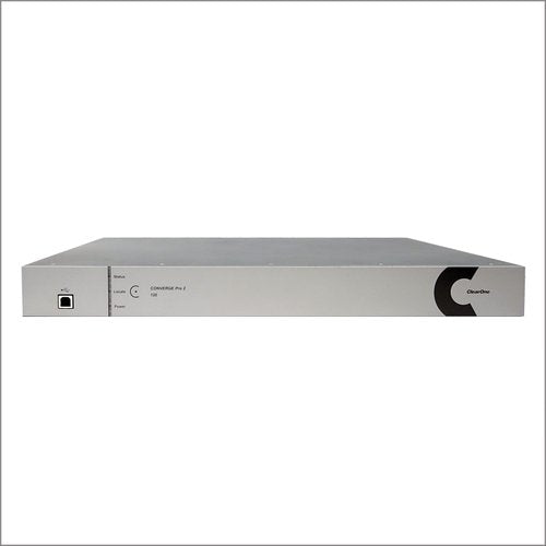 Clearone Converge Pro 2 48vtd Dsp Mixer With 4 Mic/Line Inputs (Aec), 8 Mic/Line Outputs, Built-In Usb Audio, Built-In Voip Interface For 5 Lines, Built-In Telephone Interface, And Built-In Dante Digital Audio Interface. (910-3200-008-D)