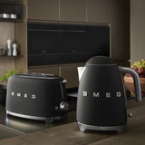EAN 8017709290757 - Smeg TSF01BLMEU tostadora 6 2 rebanada(s) 950 W Negro, Acero inoxidable imagen 11