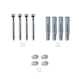 Tooq Soporte Fijo De Pared Para Tv De 32"-55" - Peso Max 40kg - Vesa 400x400mm - Negro