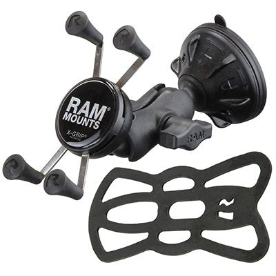 Unpd Ram Mnt W Short Arm Suction Ram X-Grip