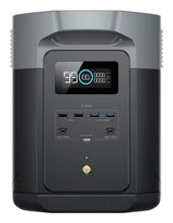 Ecoflow Delta 2 Max, Estación De Energía Portátil Negra, 2048 Wh, X-Boost 3100 W, Batería Lfp 604772