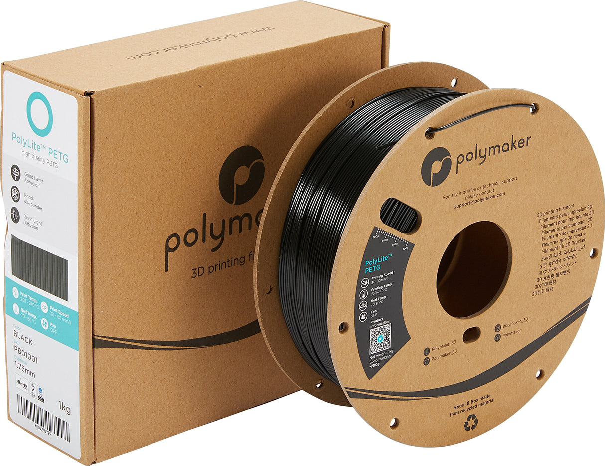 Petg 1,75mm Negro 3kg