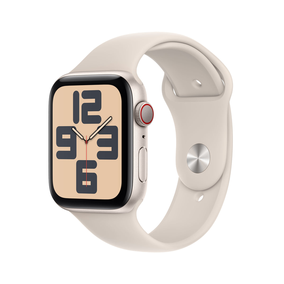 Apple Watch Se 2nd Gen Gps + Cellular 44mm Starlight Alu Case, Starlight Sport Band S/M Eu Mrhj3