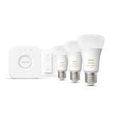 Philips Hue White Ambiance 8w 1100 E27 Starter Kit 3x800lm 75w 929002468403
