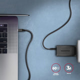 Axagon Hcm3-Cm15ab Cable Usb-C 3.2 Gen 1 Auf Usb-C 3.2 Gen 1, Negro - 1,5m