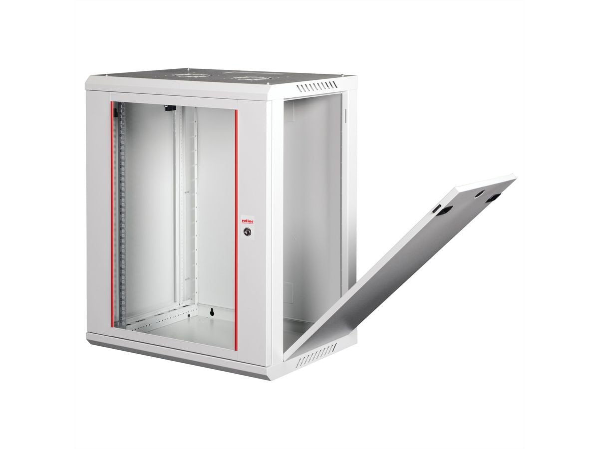 Roline 19-Zoll Wandgehuse Basic Plus 18he, 600x450 Bxt Grau