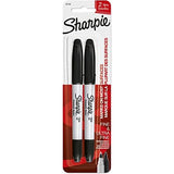 Sharpie Marker Ultra Fine Extra Fine Negro, Blimer De 2