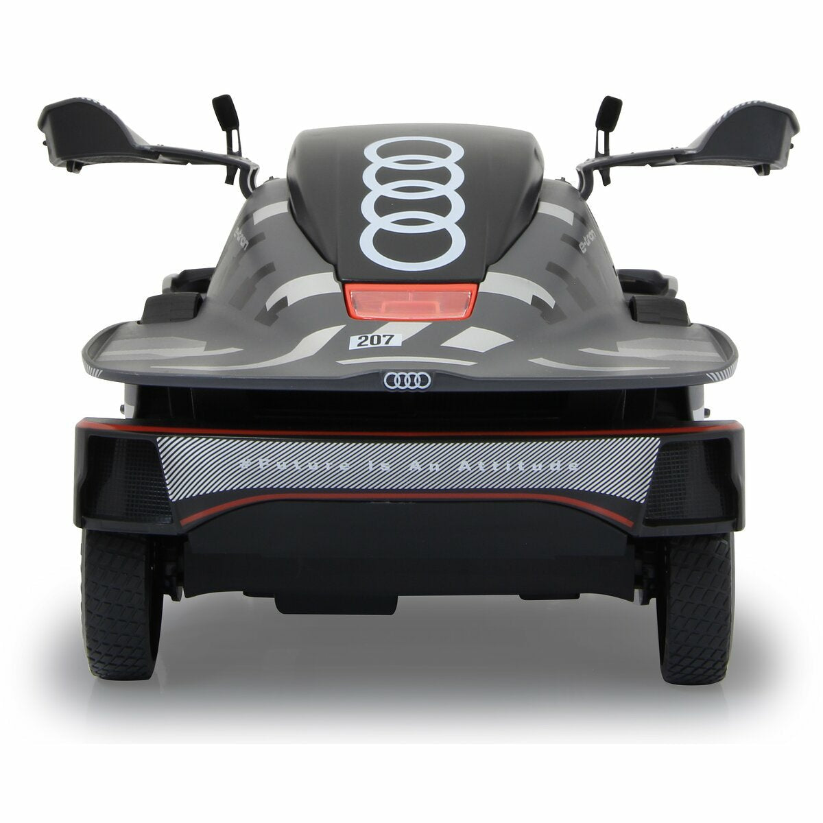 Audi Rs Q E-Tron E2 1:14 Grey 2,4ghz Manual Door