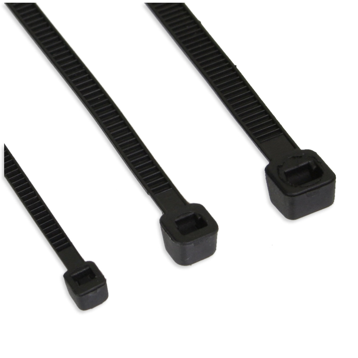 Sujetacables Inline Largo 300 Mm Ancho 3,6 Mm Negro 100 Uds.