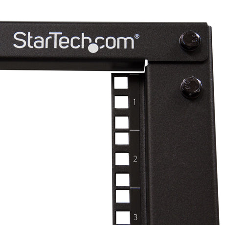 EAN 0065030887168 - StarTech.com 4POSTRACK8U armario rack Rack o bastidor independiente Negro imagen 5