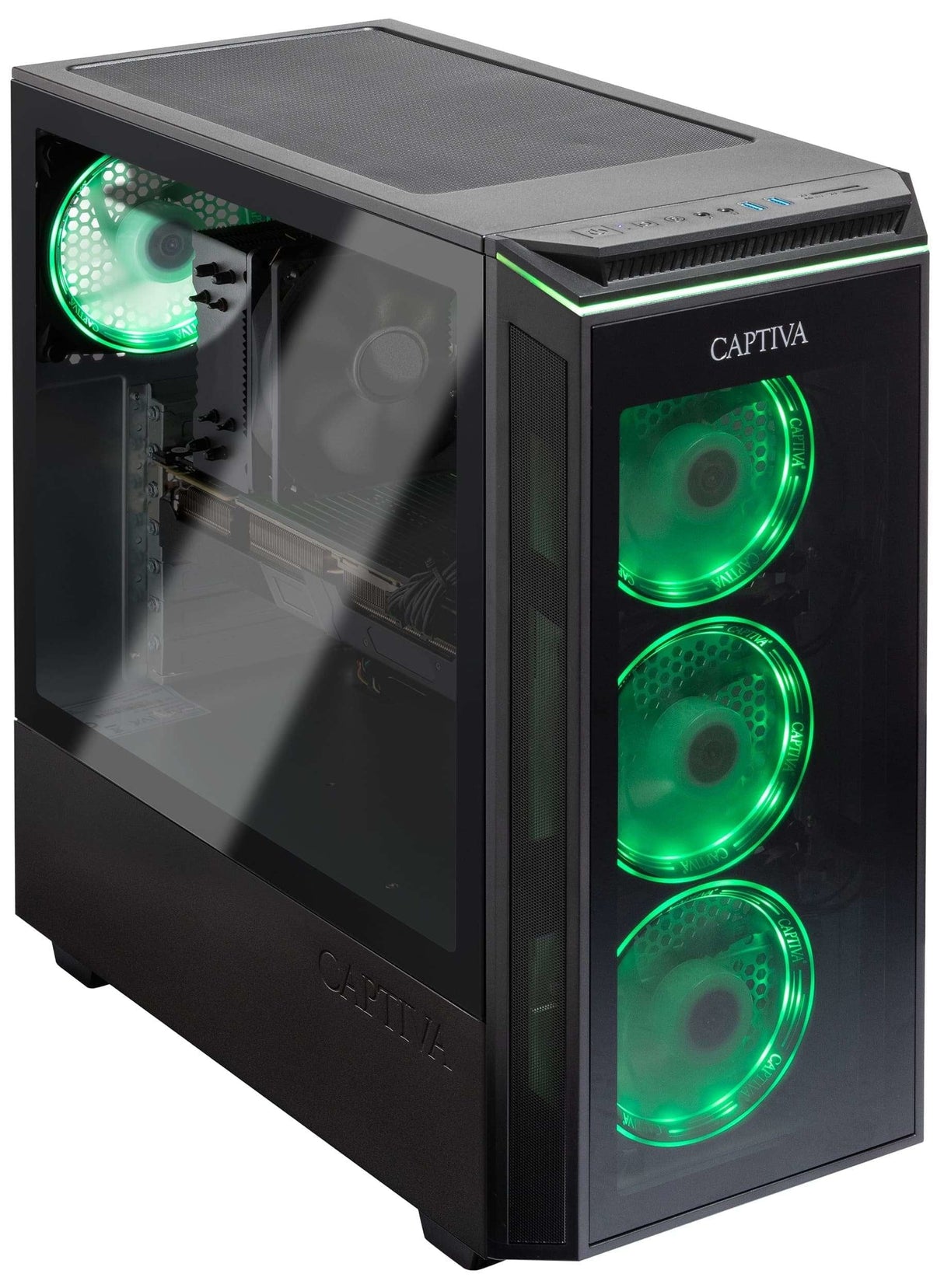Captiva Highend Gaming Pc R89-503 Ryz7 7800x3d, 32gb Ddr5 Ram, 2tb M.2 Ssd, Rtx 5070 Ti W11 Home