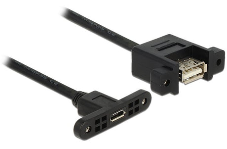EAN 4043619851096 - DeLOCK USB 2.0 Micro-B/A, 0.25m cable USB 0,25 m Micro-USB B USB A Negro imagen 1