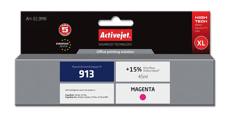 EAN 5901443110002 - Activejet AH-913MR cartucho de tinta 1 pieza(s) Compatible Alto rendimiento (XL) Magenta imagen 2