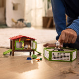 Figura De Juguete De Conejera Schleich Farm World   42728