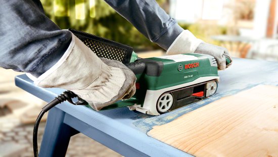 Lijadora De Banda Bosch Bricolaje Y Jardín Pbs 75 Ae Verde, 750 W, Maletín 06032a1100