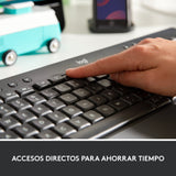 Teclado Español Logitech K650 Signature Bluetooth Qwerty Grafito