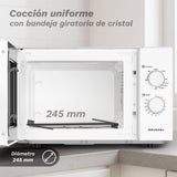 Microondas Grunkel Mwg-25grill 850w Capacidad 25l Funcion Grill Blanco