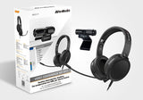Kit Webcam + Headset Avermedia Bo317 Webcam Pw313/Headset Ah313/Microfono Extraible Bo317