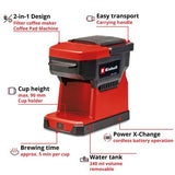 EAN 4006825672510 - Einhell TE-CF 18 Li-Solo Semi-automática Cafetera de filtro 0,24 L imagen 3