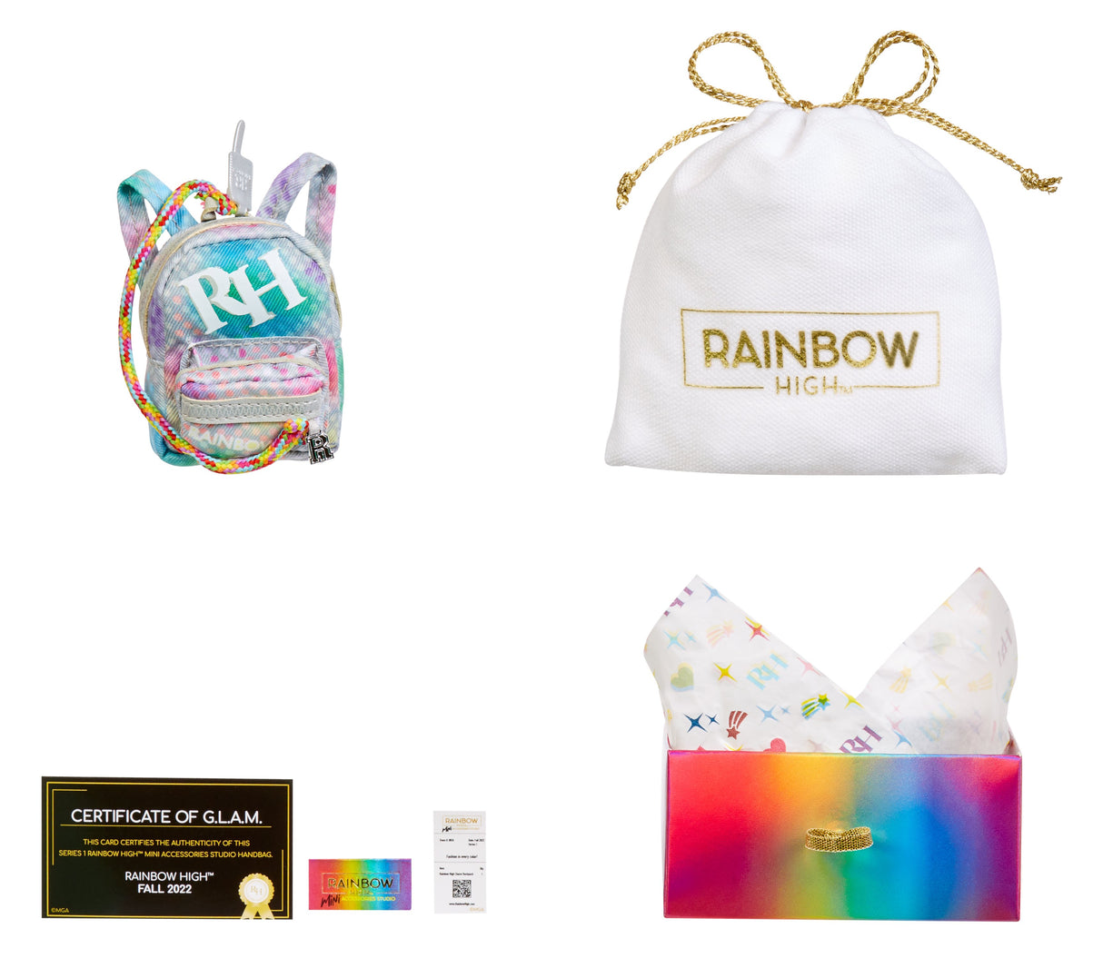 EAN 0035051586067 - Rainbow High Accessories Studio Series 1, H Assortment in PDQ Bolso de muñecas imagen 24